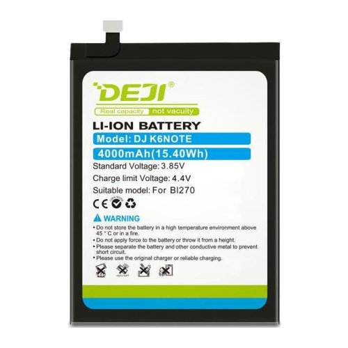 Акумулятор Lenovo BL270 DEJI для K6 Note K53a48 Vibe K6 Plus 4000 mAh