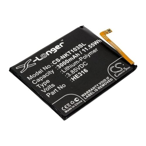 Акумулятор Nokia HE316 3000 mAh для Nokia 6 Dual SIM X-Longer CS-NKT103SL