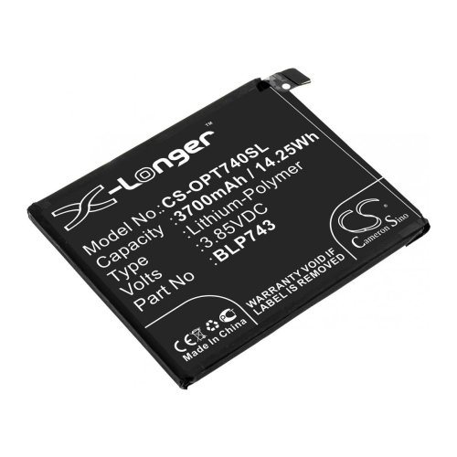 Батарея X-Longer BLP743 CS-OPT740SL для OnePlus 7T 3700 mAh