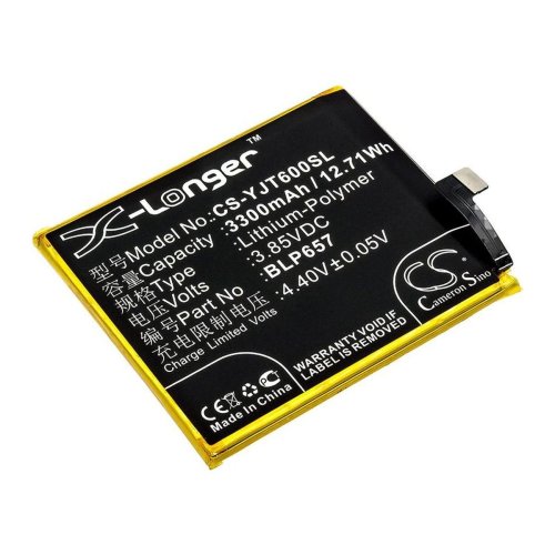 Батарея  X-Longer BLP657 CS-YJT600SL для OnePlus 6 Dual SIM A6000 3300 mAh