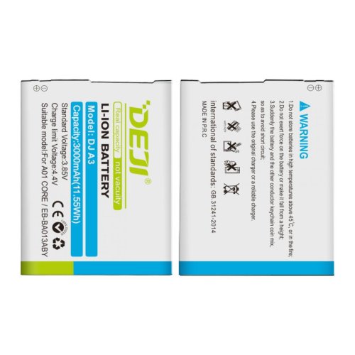 Батарея DEJI Samsung EB-BA013ABY для Galaxy A01 Core SM-A013 3000 mAh