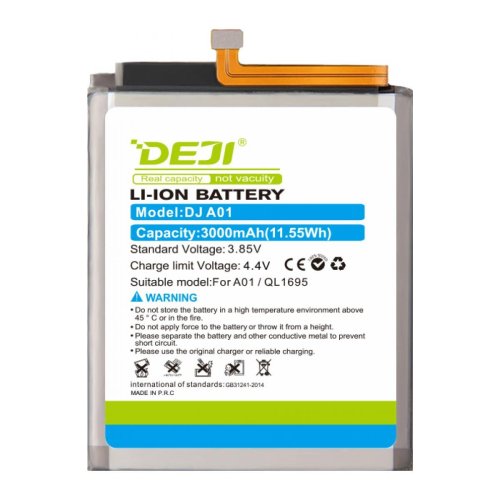 Батарея DEJI Samsung QL1695 для Galaxy A01 2019  SM-A013 3000 mAh