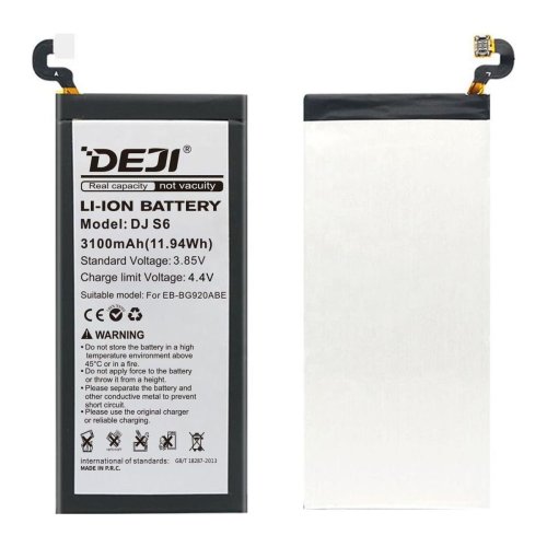 Акумулятор Samsung EB-BG920ABE DEJI для Galaxy S6 SM-G920 SM-G9200 SM-G9209 3100 mAh