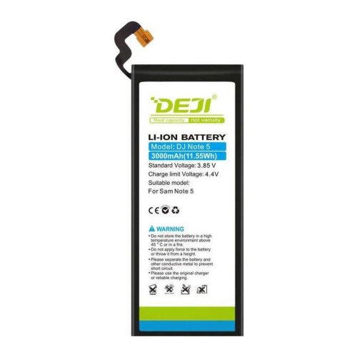Акумулятор Samsung EB-BN920ABE DEJI для Galaxy Note 5 SM-N920 SM-N9200 SM-N9208 3000 mAh