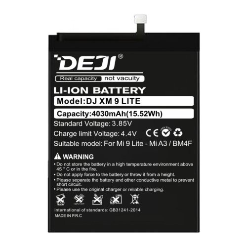 Батарея DEJI Xiaomi BM4F для Mi CC9e Mi A3 4030 mAh