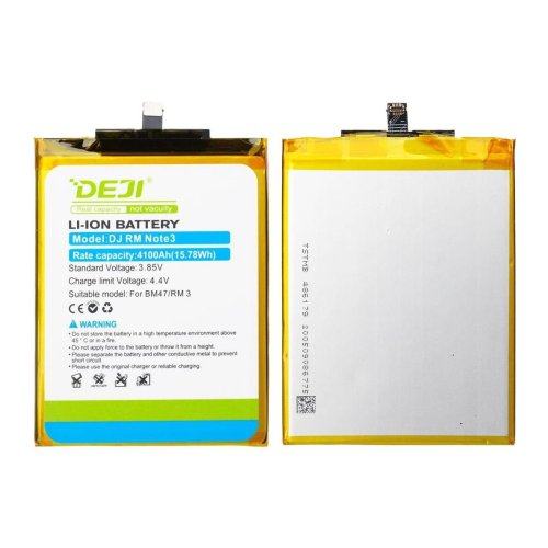Акумулятор Xiaomi BM47 DEJI для Redmi 4X Redmi 3s Redmi 3 4100 mAh