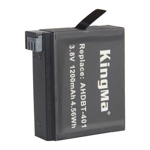 Акумулятор GoPro AHDBT-401 (KingMa) для HERO4 (1200 mAh, 3.8V, 4.56 Wh)