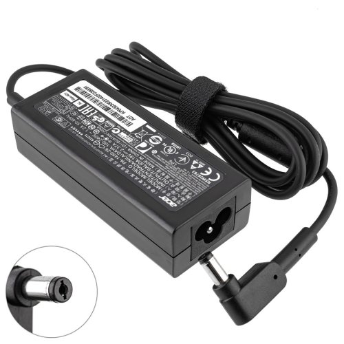 Блок живлення для ноутбука ACER 19V 2.37A (45W), штекер 5.5×1.7 мм, чорний