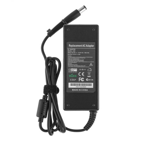 Зарядний адаптер живлення для ноутбука HP (Replacement AC Adapter) 18.5V / 4.5A / 83W, штекер 7.4×5.0 PIN, чорний — без кабелю