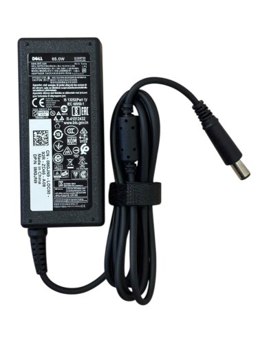 Блок живлення (зарядний адаптер) для ноутбука Dell — 19.5V 3.34A, 65W, штекер 7.4×5.0 мм (прямокутний)