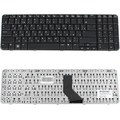 Клавіатура для ноутбука HP Presario CQ60, CQ60Z, G60, G60T — RU-розкладка, чорна