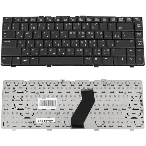 Клавіатура для ноутбука HP Pavilion dv6000 series, RU-розкладка, чорна