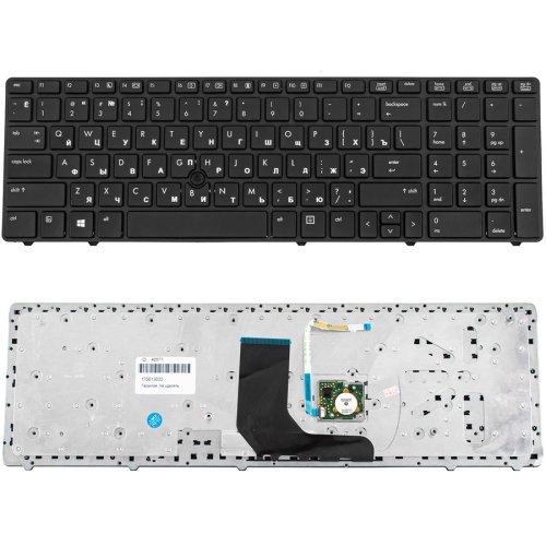 Клавіатура для ноутбука HP ProBook 6570b — розкладка RU, чорна