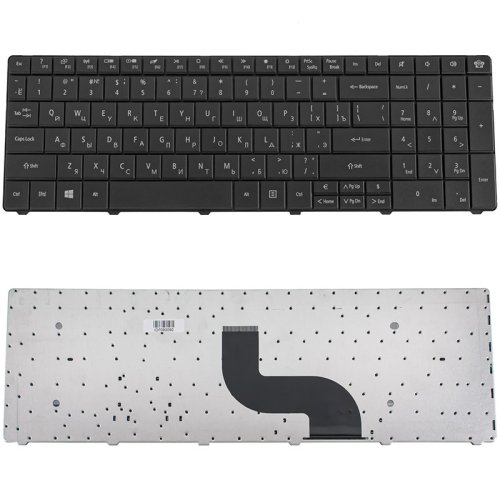 Клавіатура для ноутбука Acer (PB: LE69, TE11, TE69), розкладка RU, чорна
