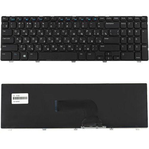 Клавіатура для ноутбука Dell Inspiron 15V/15VR/1316/3521/5521 та Vostro 2521 — розкладка RU, чорна
