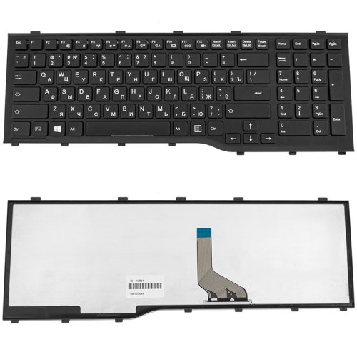 Клавіатура для ноутбука Fujitsu (LB: A532, AH532, N532, NH532), розкладка RU, чорна