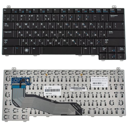 Клавіатура для ноутбука Dell Latitude E5440 — розкладка RU, чорна