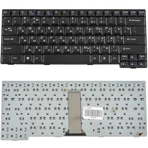 Клавіатура для ноутбука Lenovo IdeaPad E49, RU-розкладка, чорна