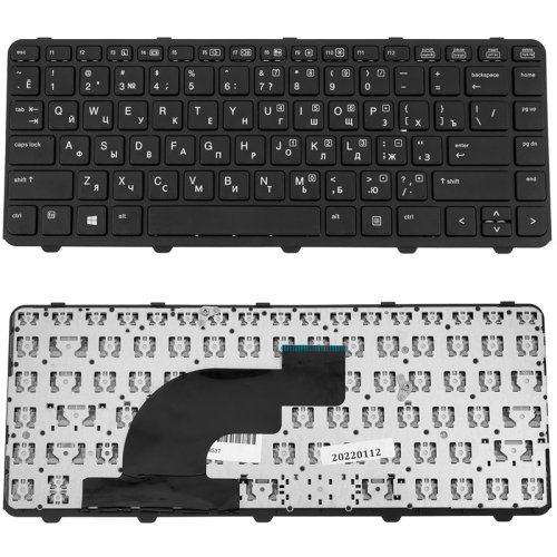 Клавіатура для ноутбука HP ProBook 640 G1 / 645 G1, RU-розкладка, чорна
