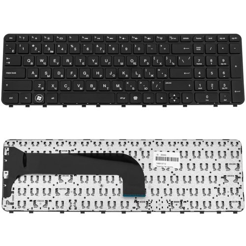 Клавіатура для ноутбука HP Envy m6-1000 та m6t-1000 — чорна, з розкладкою RU