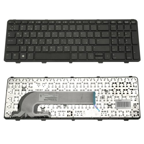 Клавіатура для ноутбука HP ProBook 450 / 455 / 470, RU-розкладка, чорна, 15.6" (Original)