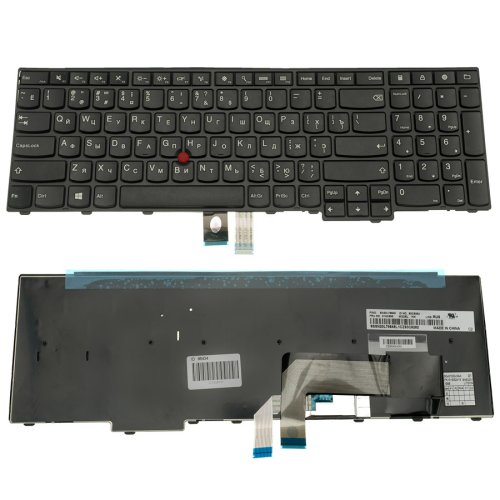 Клавіатура для ноутбука Lenovo ThinkPad Edge E531, E540 — RU розкладка, чорна (Original)