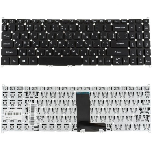 Клавіатура для ноутбука Acer Swift SF315-51 (SW: SF315-51), українська розкладка, чорна, без рамки