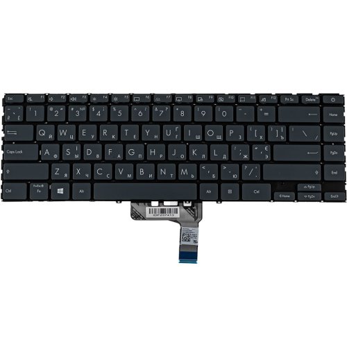 Клавіатура для ноутбуків ASUS UX425 series (UKR), чорна, без рамки, з підсвіткою клавіш