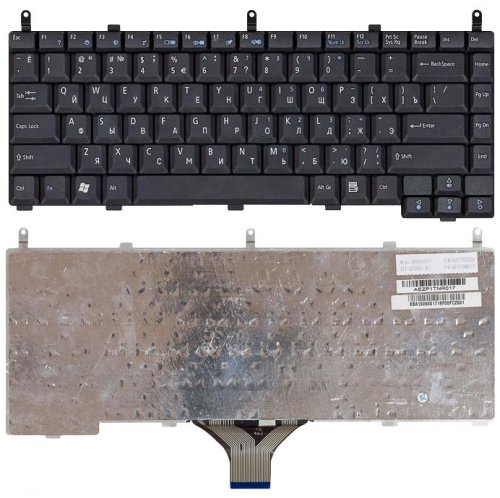 Клавіатура для ноутбука Acer Aspire 1350 / 1510, чорна, RU-розкладка