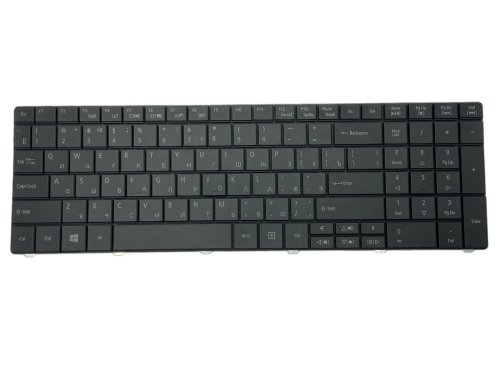 Клавіатура для ноутбука Acer Aspire E1-521/E1-531/E1-531G/E1-571/E1-571G, TravelMate 5335/5542/5735/5740/5742/5744/7740/8531/8537/8571/8572, P253/P253-E/P253-M/P253-MG/P453, Packard Bell EasyNote LE11/TE69 — чорна, RU