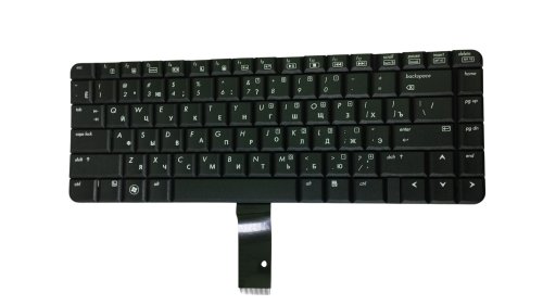 Клавіатура для ноутбука HP 530 — чорна, розкладка RU