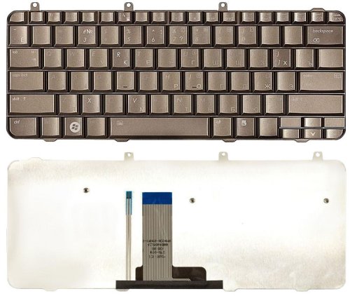 Клавіатура з підсвіткою для ноутбука **HP Pavilion D3-1000, DV3Z-1000** — колір Bronze, розкладка RU, Light