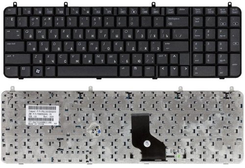 Клавіатура для ноутбука HP Presario A945 / A909 / A900, чорна, розкладка RU