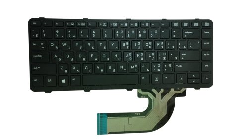 Клавіатура для ноутбука HP ProBook 640 G2 — чорна, RU-розкладка