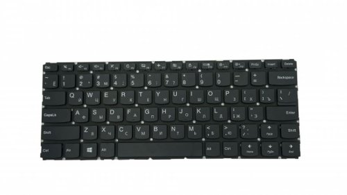 Клавіатура для ноутбука Lenovo IdeaPad 310-14IAP / 310-14IKB / 310-14ISK / V510-14ikb, чорна, без рамки, розкладка RU