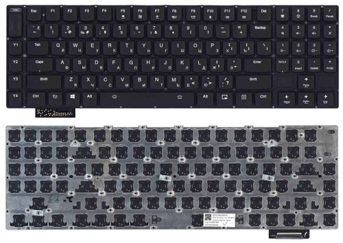 Клавіатура для ноутбука Lenovo Legion Y920-17IKB, чорна, без рамки, розкладка RU