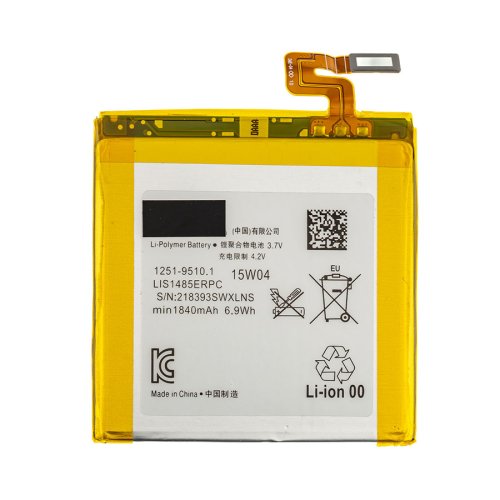 Акумуляторна батарея для смартфона Sony LT28i, ємність 1840 mAh (6.9 Whr)