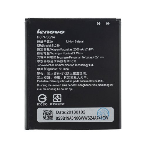Акумулятор Lenovo BL239 для смартфона (телефона) A399, A3500 — 3.7V, 2000mAh, 7.4Wh
