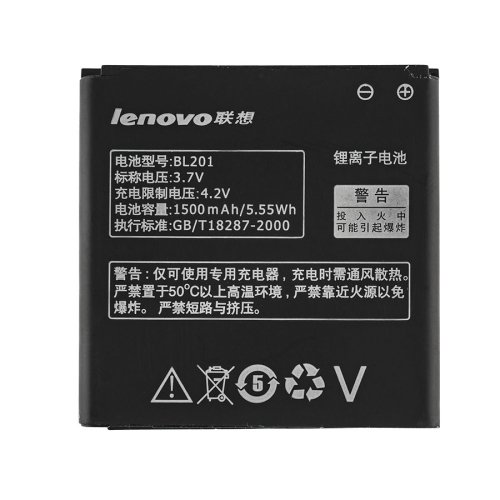 Акумулятор Lenovo BL201 для смартфона Lenovo A60+ — 3.7V, 1500mAh (5.5Wh)