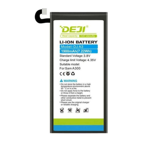 Акумулятор DEJI Samsung EB-BA300ABE для Galaxy A3 (2015) SM-A300F SM-A300G — 1900 mAh