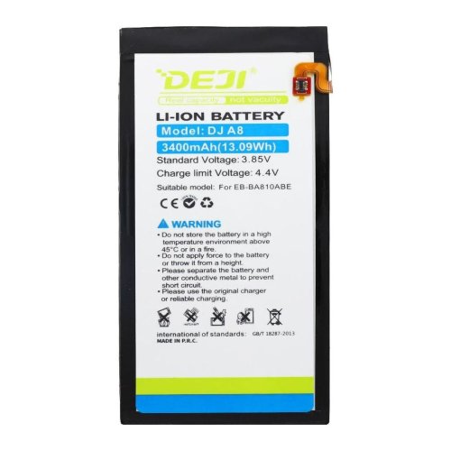 Акумулятор DEJI Samsung EB-BA810ABE для Galaxy A8 (2016) SM-A810 SM-A810F, 3400 mAh