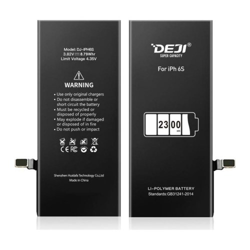 Посилений акумулятор DEJI 2500 mAh для Apple iPhone 6s (підвищена ємність)