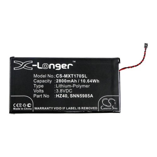 Акумулятор підвищеної ємності X-Longer для Motorola HZ40 (CS-MXT170SL), 2800 mAh