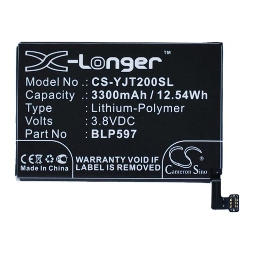 Акумулятор OnePlus BLP597 3300 mAh для OnePlus 2 — X-Longer CS-YJT200SL