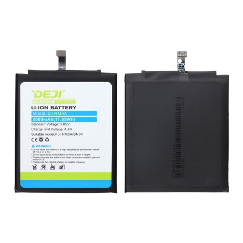 Акумуляторна батарея DEJI BN34 для Xiaomi Redmi 5A — 3000 mAh (Original)