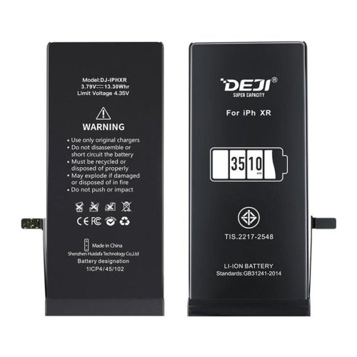 Посилена акумуляторна батарея DEJI 3510 mAh для Apple iPhone XR (збільшена ємність)