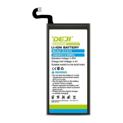 Акумулятор DEJI Samsung EB-BG973ABU для Galaxy S10 SM-G973F/DS SM-G973U1 — 3400 mAh (Original)