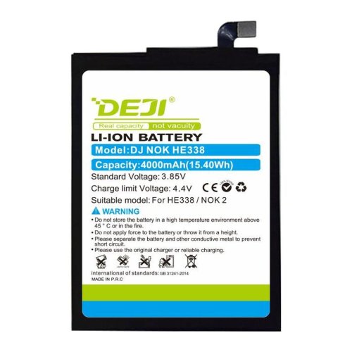 Акумуляторна батарея DEJI HE338 для Nokia 2 та Nokia 2.1 — 4000 mAh