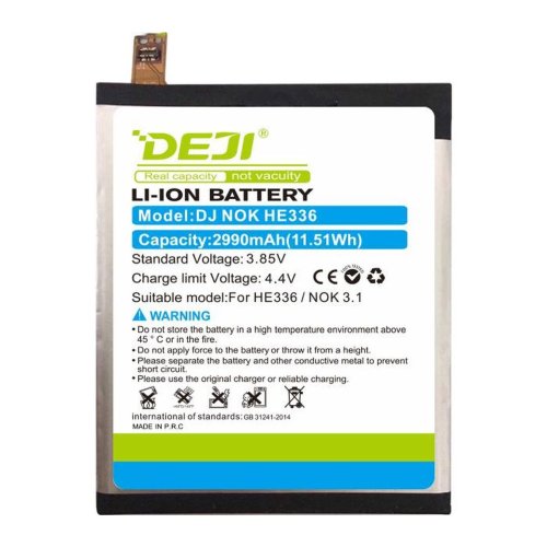 Акумуляторна батарея DEJI HE336 для Nokia 3.1 та Nokia 5.1 — 2990 mAh
