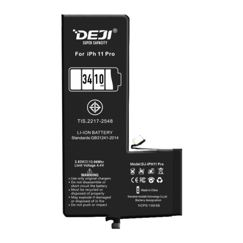 Посилена батарея DEJI 3410 mAh для Apple iPhone 11 (A2160, A2215, A2217)